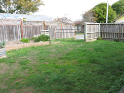 Backyard gate